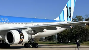 Así es el avión de Messi que lanzó Aerolíneas Argentinas para el Mundial 2026