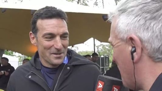 Scaloni sorprendió en una carrera de ciclismo en Buenos Aires y habló con A24 tras la despedida de Messi