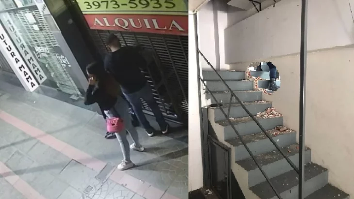 Delincuentes roban una financiera en San Justo y todo queda grabado en cámaras de seguridad
