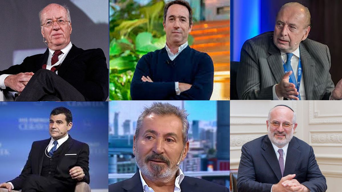 Los empresarios argentinos que figuran en la lista de los más influyentes en América Latina. (Foto: A24.com)&nbsp;