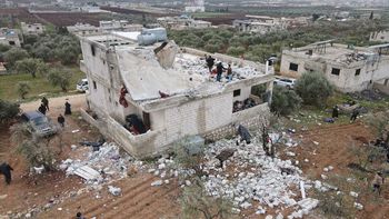 Así quedó el búnker en el que murió el líder de ISIS en Siria ( Foto: AP) Así quedó el búnker en el que murió el líder de ISIS en Siria ( Foto: AP)