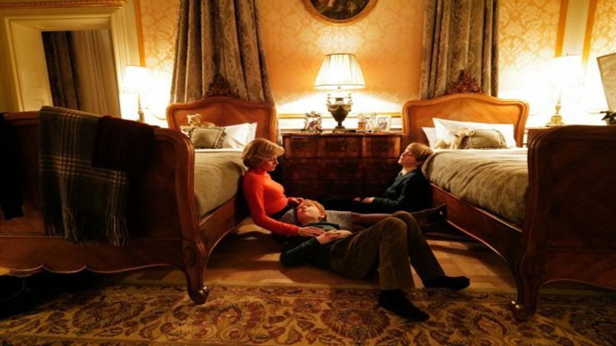 Diana Spencer, a solas con sus hijos en el palacio de Sandringham, sus pocos momentos de felicidad ( Foto: "Spencer")