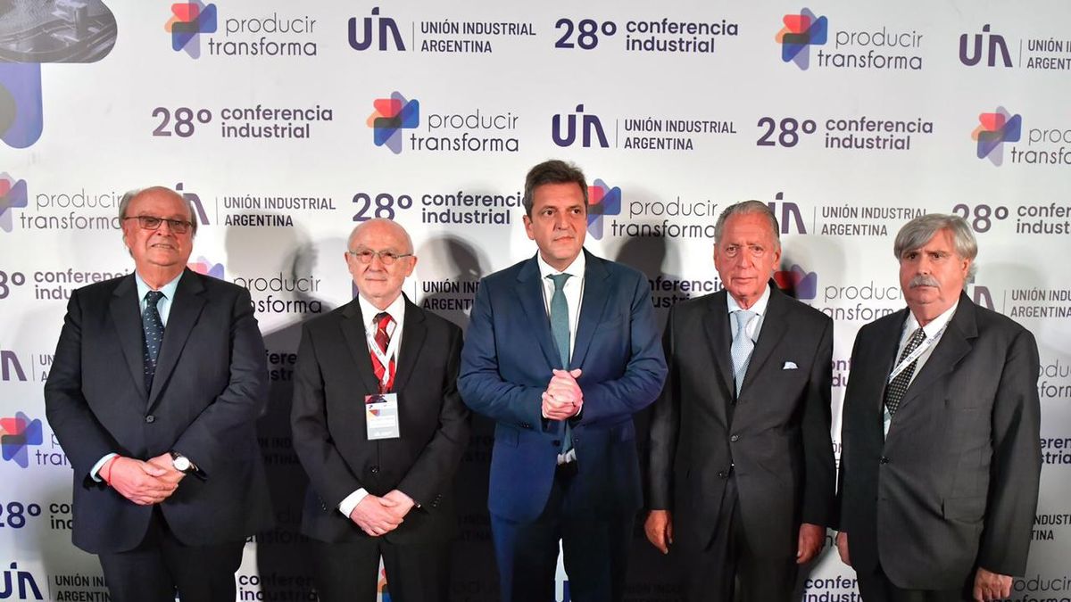 El ministro Sergio Massa en la 28° Conferencia Industrial 