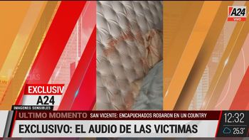 Terror en San Vicente: los audios del robo al country San Eliseo. (Captura de Tv)