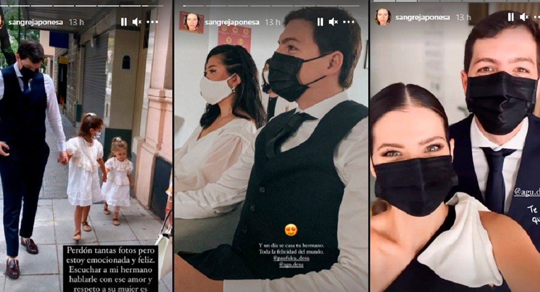 La China Suárez emocionada por el casamiento de su hermano: Toda la felicidad del mundo