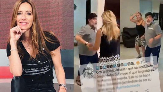 Analía Franchín apuntó contra un amigo de Maradona por la filtración del video: “El que lo grabó es la mismísima mierda”