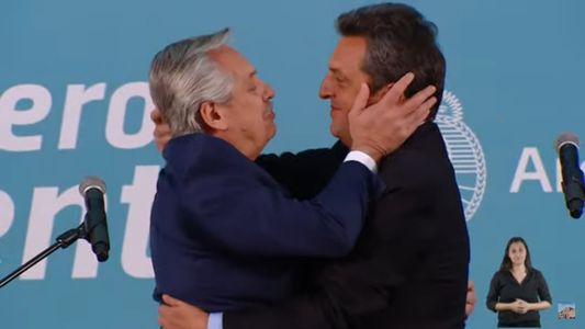 Alberto Fernández: Me consta la capacidad y coraje de Sergio Massa y estoy seguro de que lo va a hacer muy bien