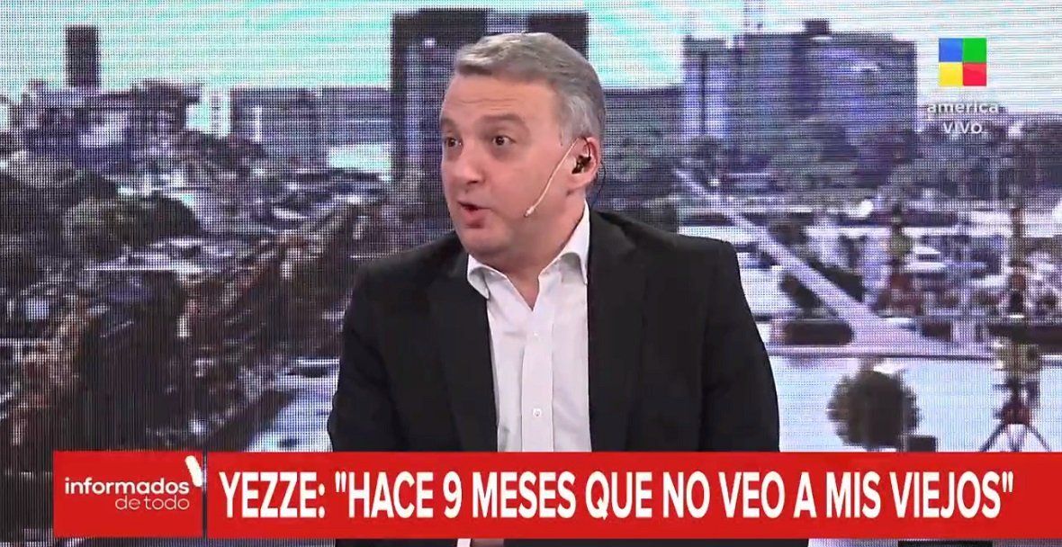 Mariano Yezze contó su historia de vida en Arias: Hace nueve meses que no veo a mis viejos, es duro