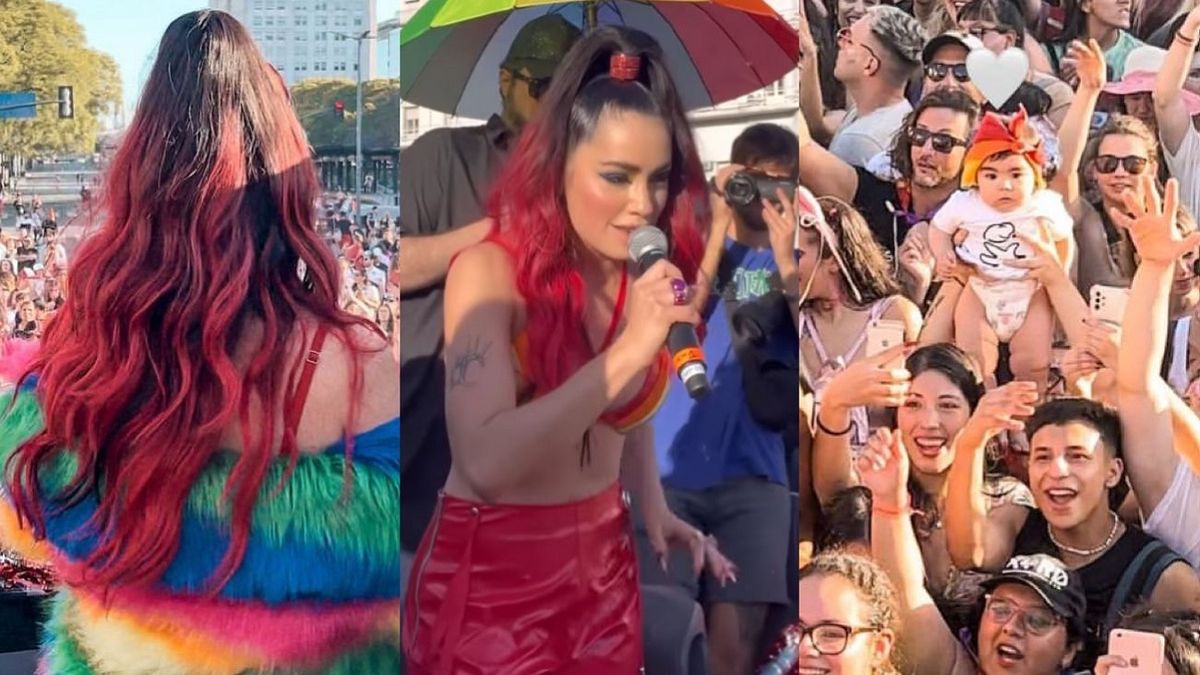 Lali Espósito cantó y fue ovacionada en la Marcha del Orgullo LGTB 2022