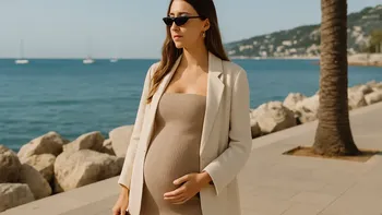 Alexandra Leclerc y el nuevo estilo premamá: claves de sus looks en la Costa Azul
