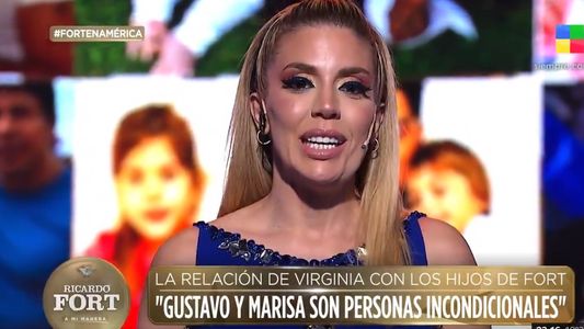 El mensaje de Virginia Gallardo a los hijos de Ricardo Fort