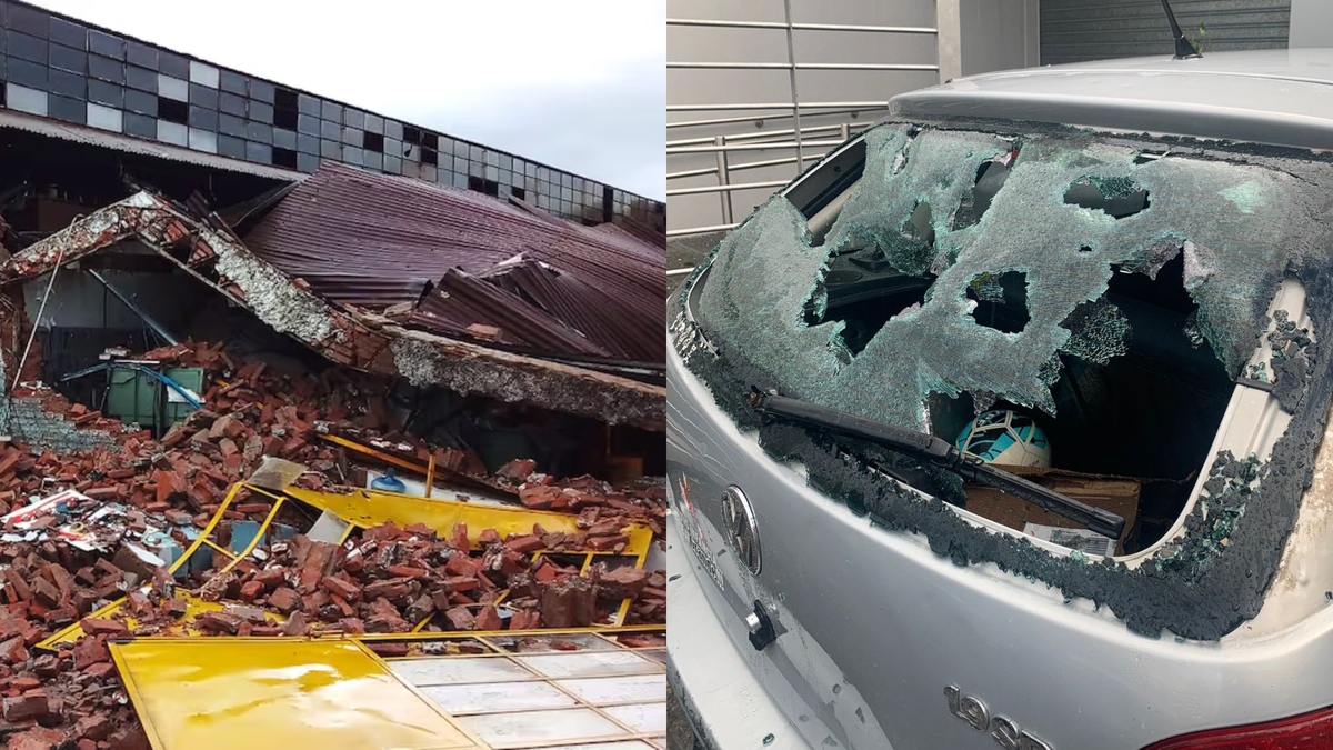Impresionante temporal en AMBA: ¿qué es la tormenta supercelda que causó destrozos? (Foto: X)