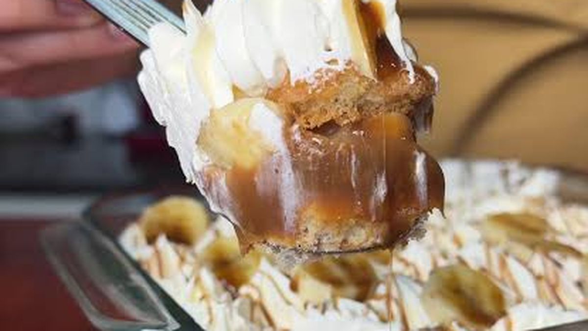 El postre se arma en capas con vainillas