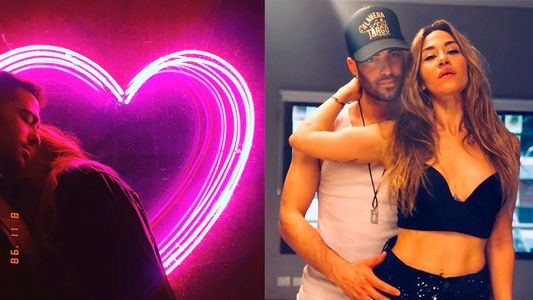 La primera foto en las redes de Jimena Barón y Mauro Caiazza