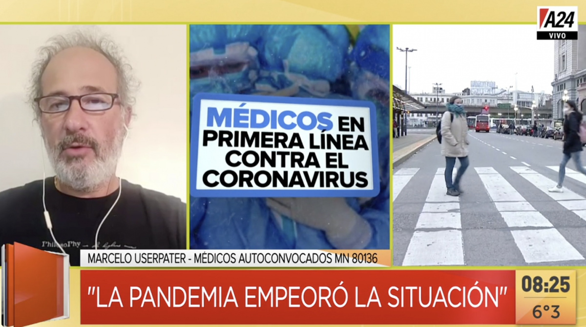 Coronavirus: médicos advierten que el 15% del personal de la salud está contagiado y que escasean los profesionales