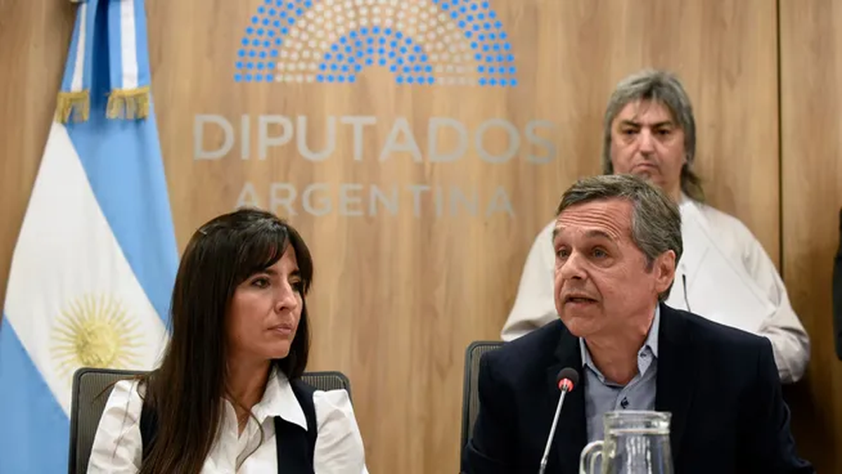 Pamela Verasay y Diego Giuliano, autoridades de la Comisión de Transporte.