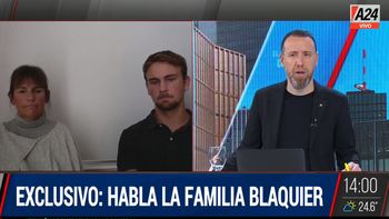 Exclusivo A24 | Por primera vez, habló la viuda de Andrés Blaquier: Estamos muy desilusionados