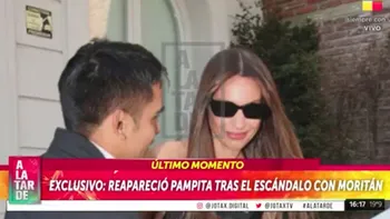 Pampita reapareció tras el escándalo con Moritán: el detalle que confirmaría su separación