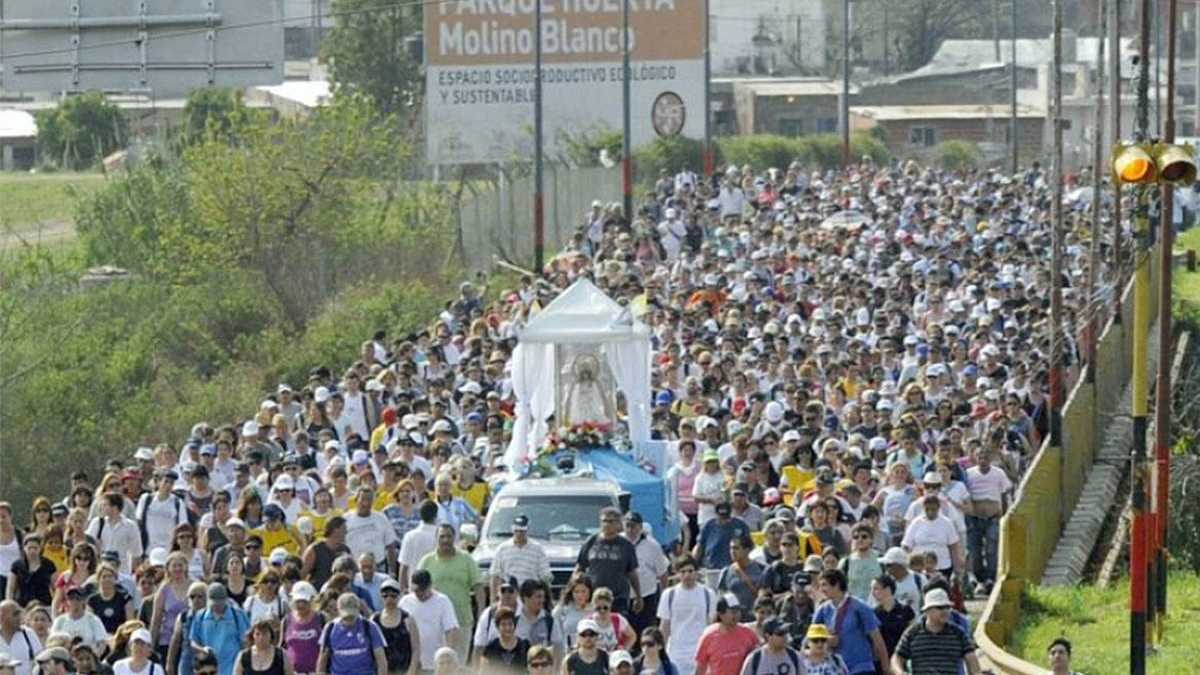 La masiva convocatoria del 2013 reunió a unos 500 mil fieles (Foto: archivo). La masiva convocatoria del 2013 reunió a unos 500 mil fieles (Foto: archivo).