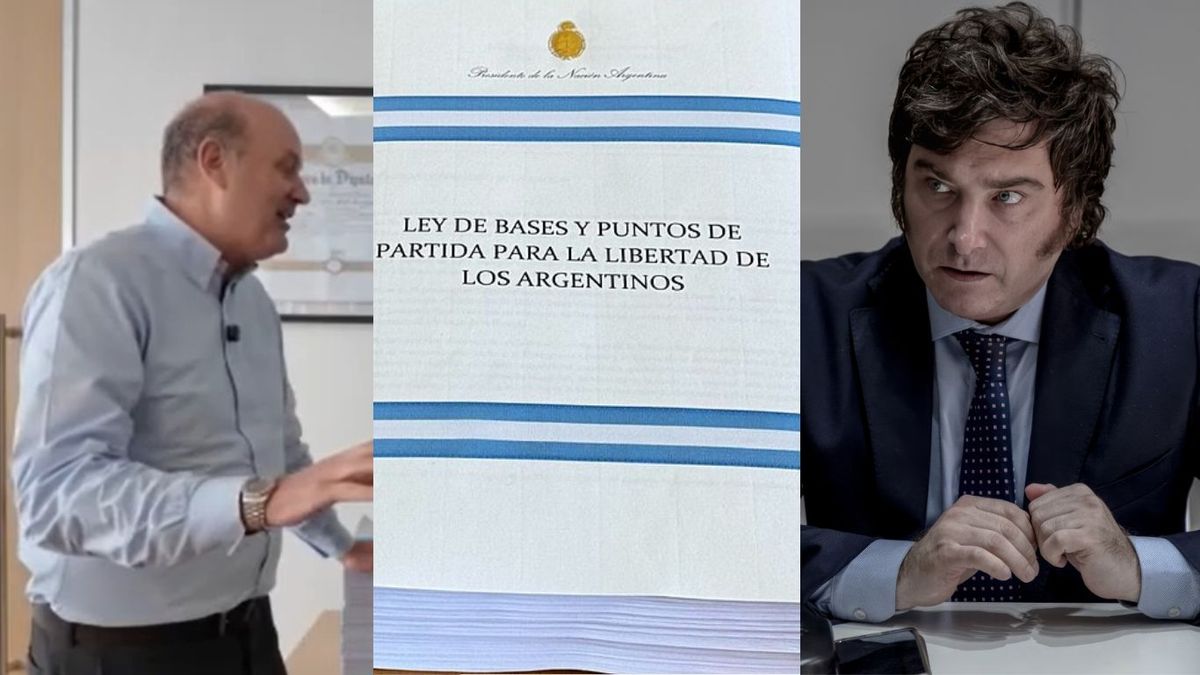 Federico Sturzenegger reveló cómo fue llamativa la reacción de Javier Milei al conocer la Ley Bases. (Foto: A24.com)