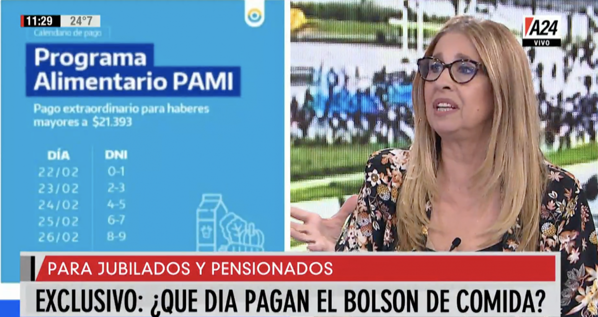 Cómo es el cronograma de pago del bolsón alimentario de PAMI para jubilados y pensionados