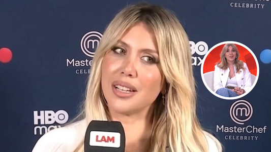 La explosiva reacción de Wanda Nara luego de insultar al aire a Karina Iavícoli: Uy, quedó...