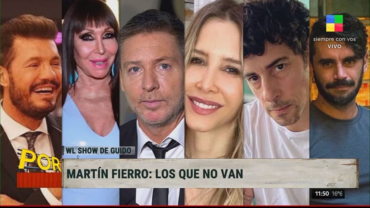 Los ausentes de los permios Mart&iacute;n Fierro 2022, seg&uacute;n detall&oacute; Guido Z&aacute;ffora en Es por ah&iacute; (Am&eacute;rica TV).&nbsp;