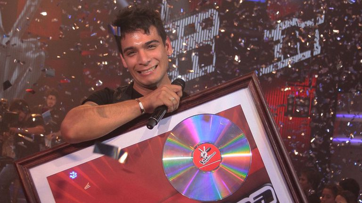 Gustavo Corvalán, primer ganador de La Voz Argentina.