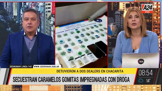 Chacarita: caen 2 dealers con caramelos gomitas con drogas