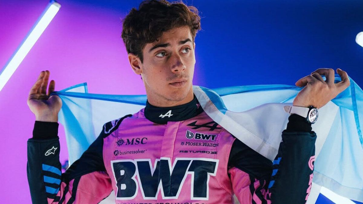 El sorprendente envío especial de Alpine a Buenos Aires para la muestra de Colapinto