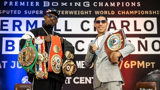 El increíble aliento argentino para Brian Castaño que tapó a Jermell Charlo en la conferencia de prensa