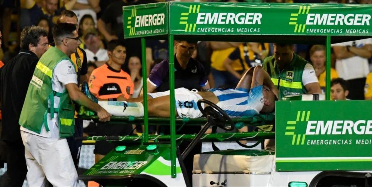 Pésimas noticias para Racing: el Pulpo González se rompió los ligamentos