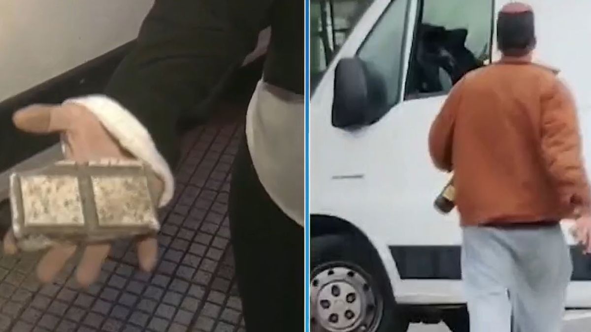 Video: así agredieron un móvil de América en pleno debate por la Ley Bases (Foto: captura)