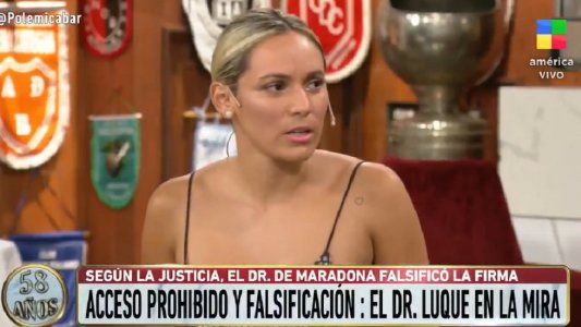 Rocío Oliva luego de que se comprobara que el doctor Luque falsificó la firma de Maradona: Diego leía todo lo que firmaba