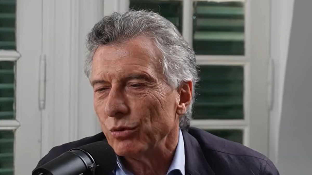 La entrevista en que Mauricio Macri dijo que la Argentina debe mantener con China una relación buena porque económicamente es más complementaria que los Estados Unidos. (Foto: Captura de TV)
