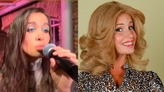 María Becerra cantó en vivo y la compararon con Moni Argento
