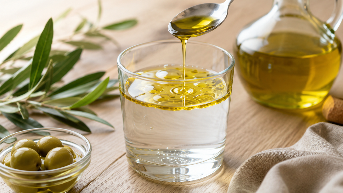 Consumir agua con aceite de oliva en ayunas se convirtió en una práctica cada vez más elegida por quienes buscan sumar hábitos saludables a su rutina diaria.
