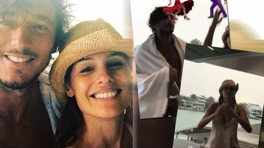 Pampita le hizo mover la pelvis a Pico Mónaco en un yate en las costas de Miami
