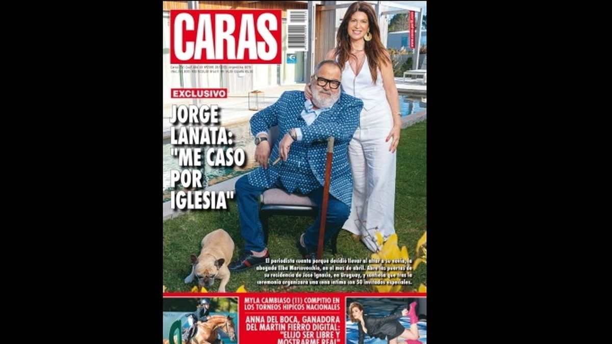 Jorge Lanata anunci&oacute; que en abril pr&oacute;ximo se casar&aacute; con su pareja, la abogada Elba Marcovecchio.&nbsp;