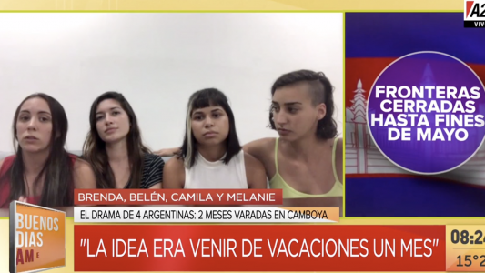 El drama de 4 argentinas varadas en Camboya