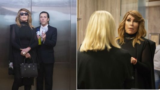 La aparición de Moria Casán en 100 días... con un guiño al robo de las joyas