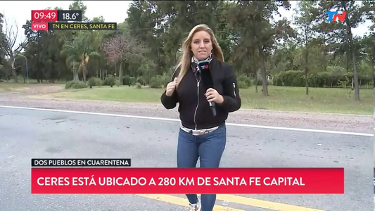 EN VIVO: La periodista de TN Paula Bernini se encontró con algo sorprendente que podría ser de Loan