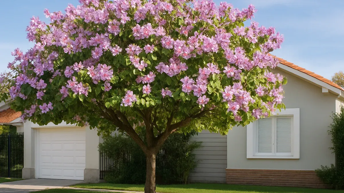 El árbol ornamental que da sombra