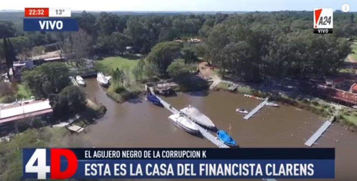 Investigación de A24: La ruta del dinero Clarens