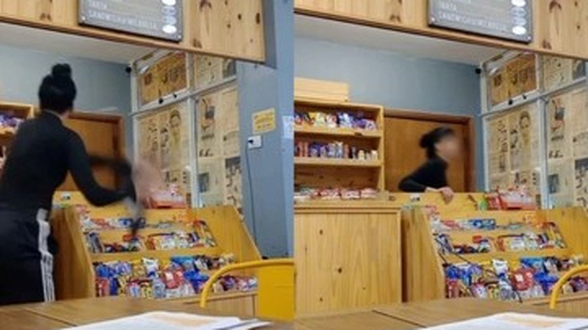Video viral: una joven destrozó el buffet donde trabajaba y denunció malos tratos de sus jefes
