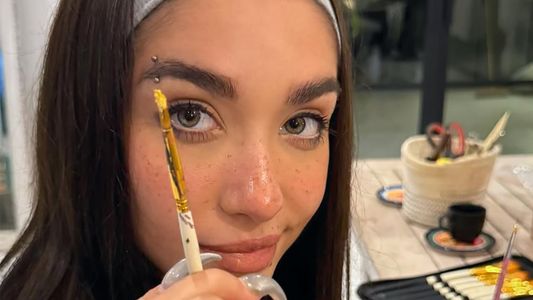 María Becerra compartió la pintura que hizo para canalizar su dolor luego de la pérdida de su embarazo