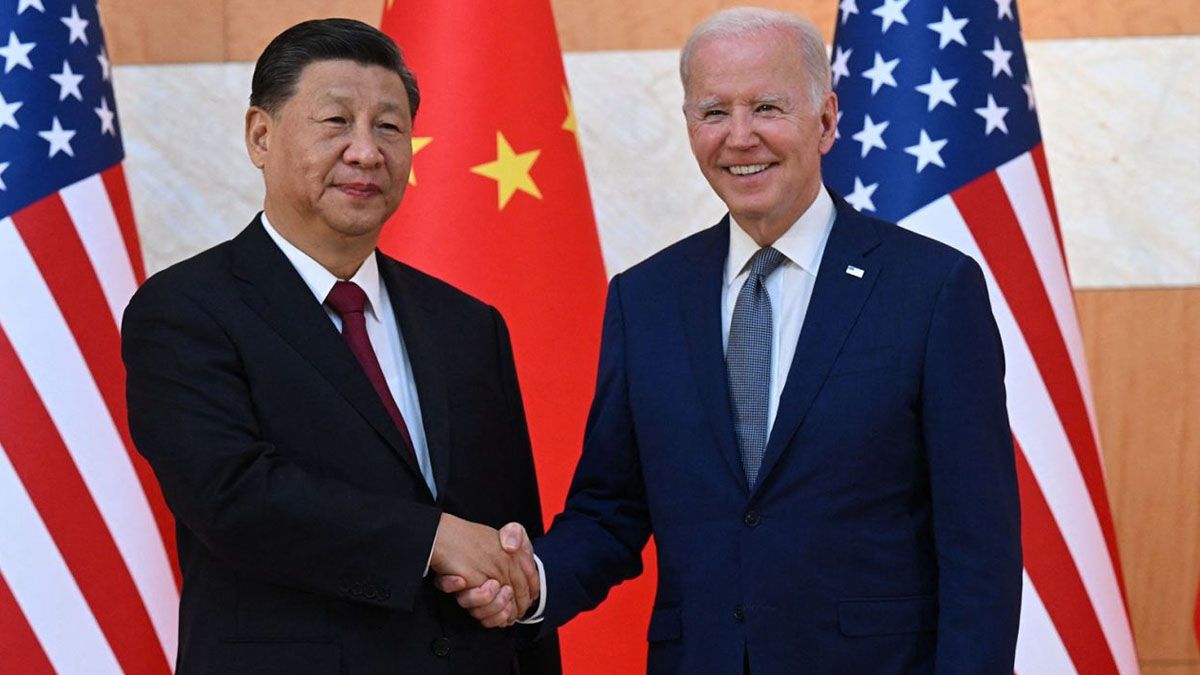 Joe Biden y Xi Jinping en la cumbre del G20. China es el principal rival para los Estados Unidos a nivel global (Foto: Archivo)