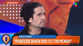 Diego Ramos: Padecer quien sos y no ser lo que sentís es terrible