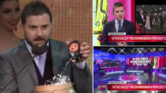 Santiago Del Moro habló del chiste de Brancatelli en los Martín Fierro