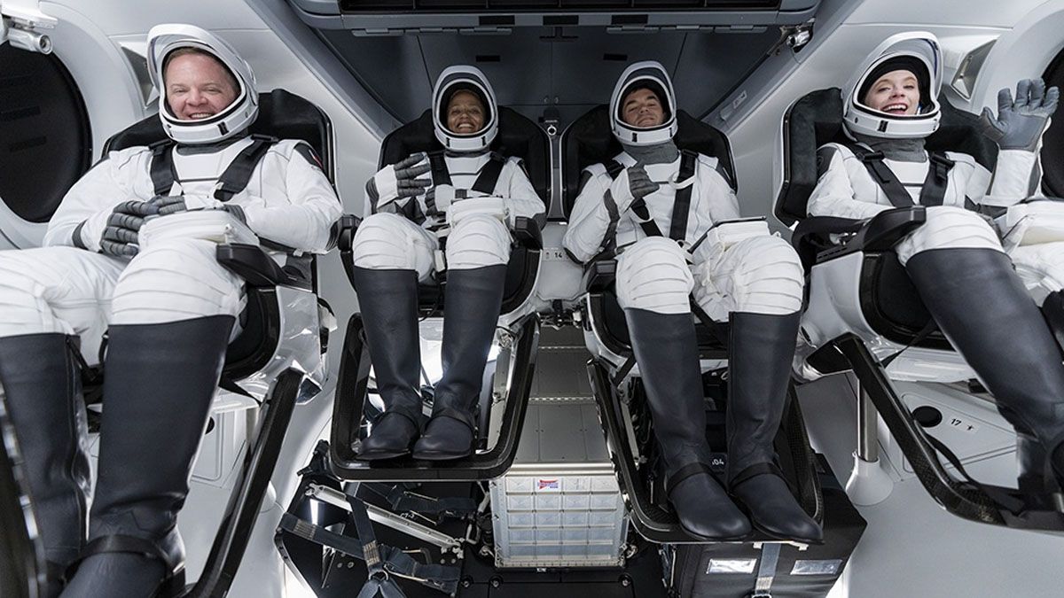 Para acceder a una de las butacas de la cápsula espacial hubo que pagar US$50 millones (Foto: Space X)